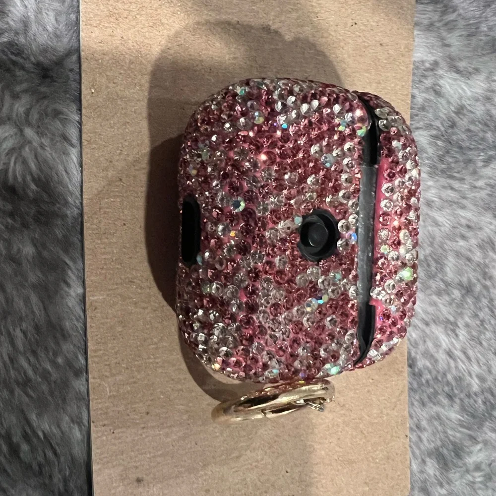 Pink And Crystal Air Pods 3rd Generation Case
